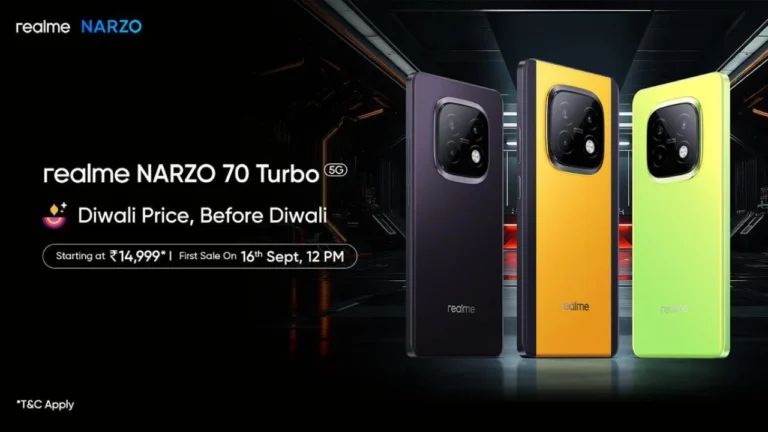 Realme NARZO 70 Turbo 5G, Diwali Sale Live