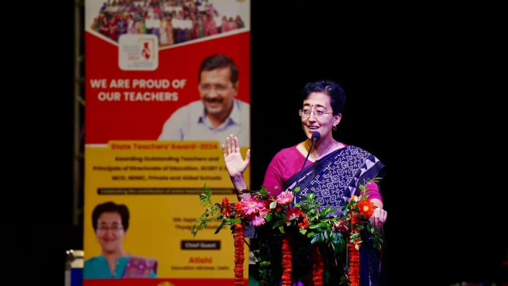 Atishi Marlena  third female cm of delhi