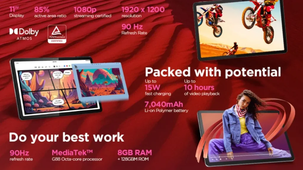 lenovo tab m11 specification