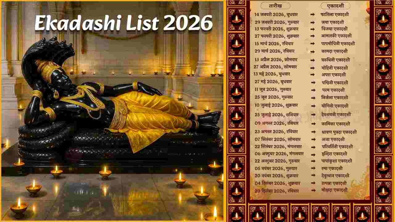 Ekadashi List 2026